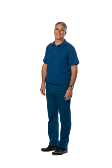 Plukpak blauw poloshirt korte mouw blauwe Jeans