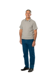 Plukpak Grijs Poloshirt korte mouw Blauwe Jeans